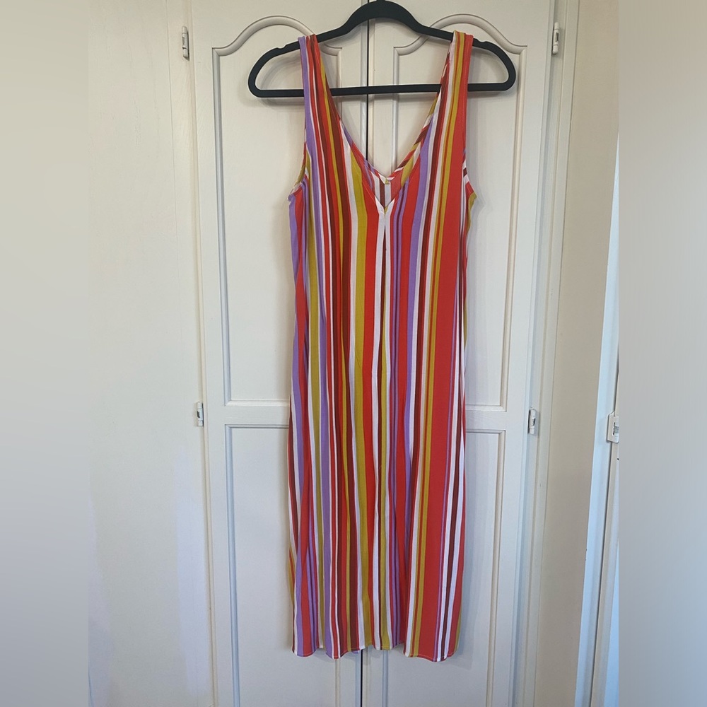 Forever21 midi rainbow dress